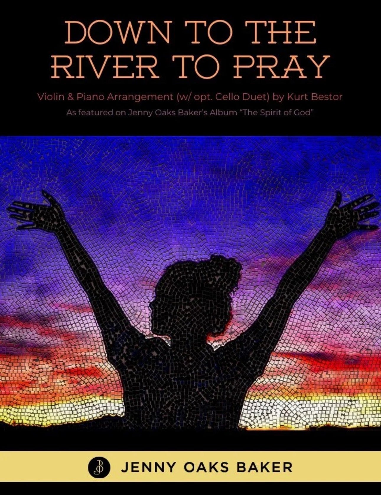 Down to the River to Pray for Intermediate Violin with optional Beginner Cello