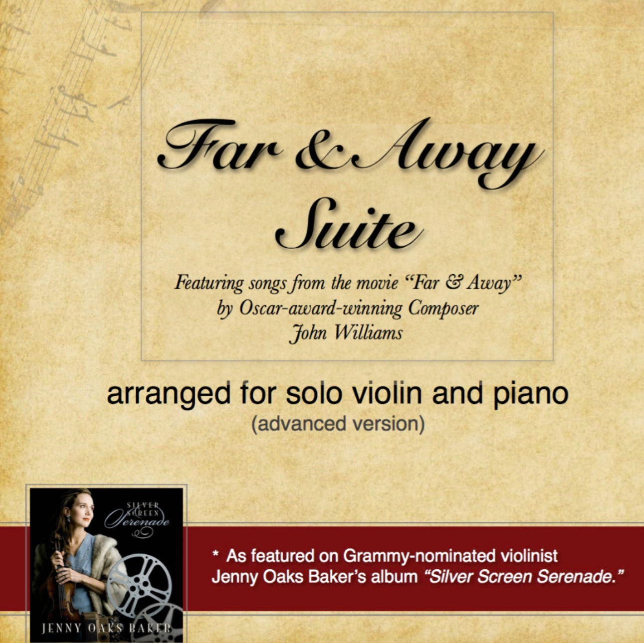 Far And Away Suite Violin Sheet Music (Original)