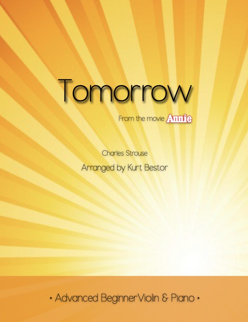 Tomorrow (Annie) Violin Sheet Music (Advanced Beginner)