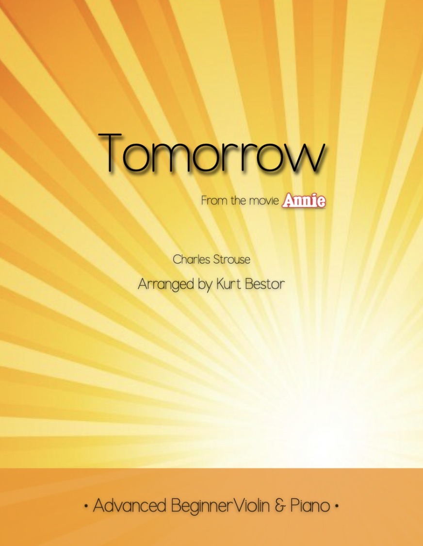 Tomorrow (Annie) Violin Sheet Music (Intermediate)