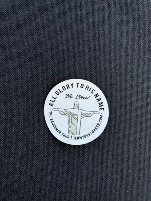 "The Redeemer" and "Joy to the World" Tour Decal Stickers