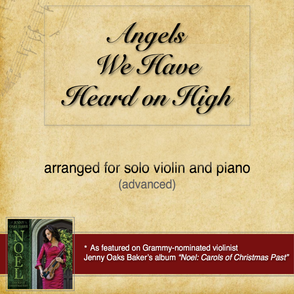 Angels We Have Heard on High Violin Sheet Music (Original)