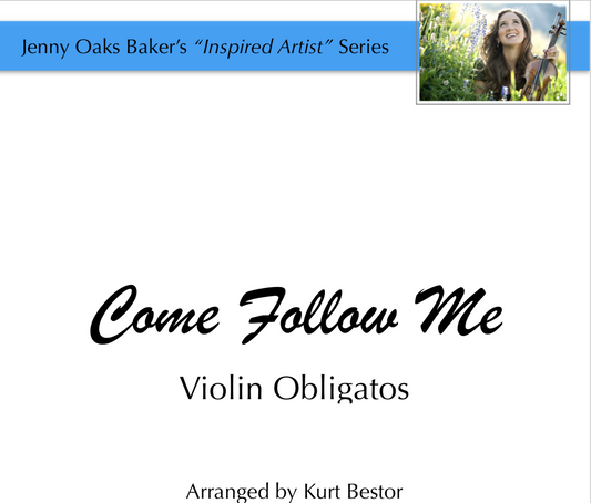 Come Follow Me Obligatos Violin Sheet Music
