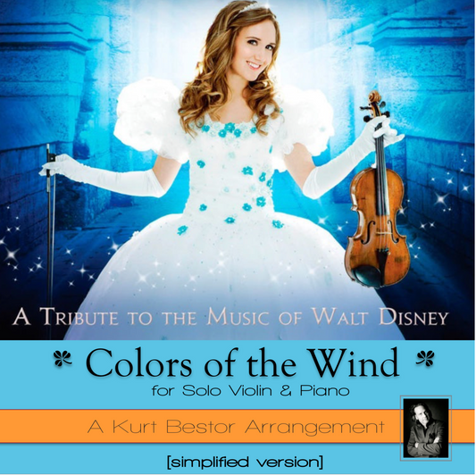 Colors of the Wind Violin Sheet Music (Simplified)
