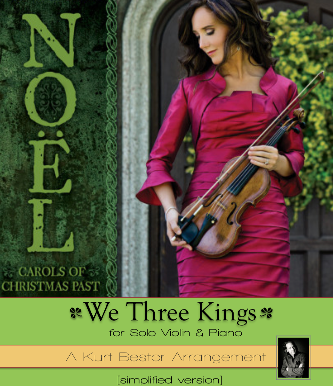 We Three Kings Violin Sheet Music (Simplified)