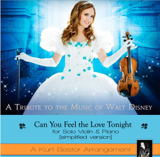 Can You Feel the Love Tonight Violin Sheet Music (Simplified)