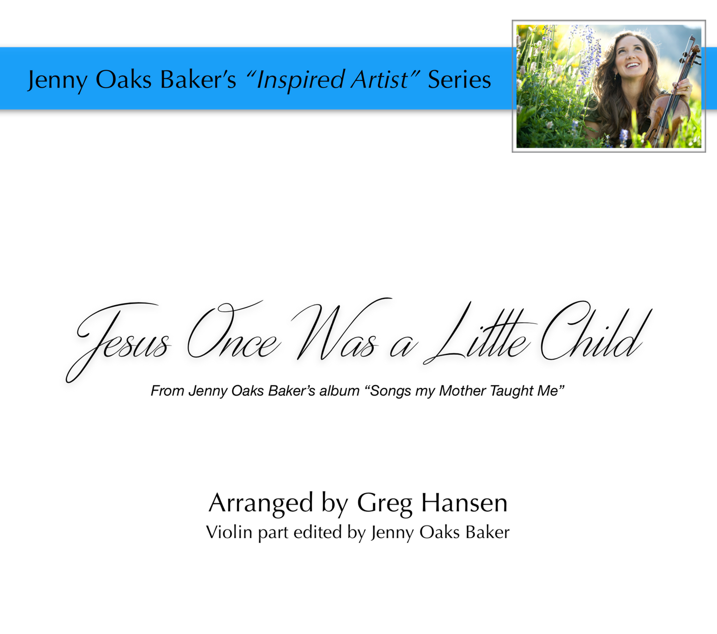 Jesus Once Was a Little Child Violin Sheet Music (Beginner)