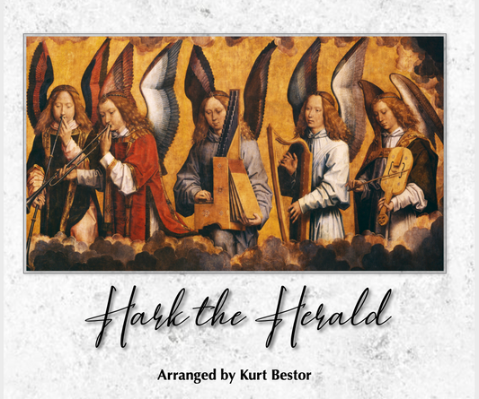 Hark the Herald Angels Sing Violin (with Optional Cello) Sheet Music (Advanced Beginner)