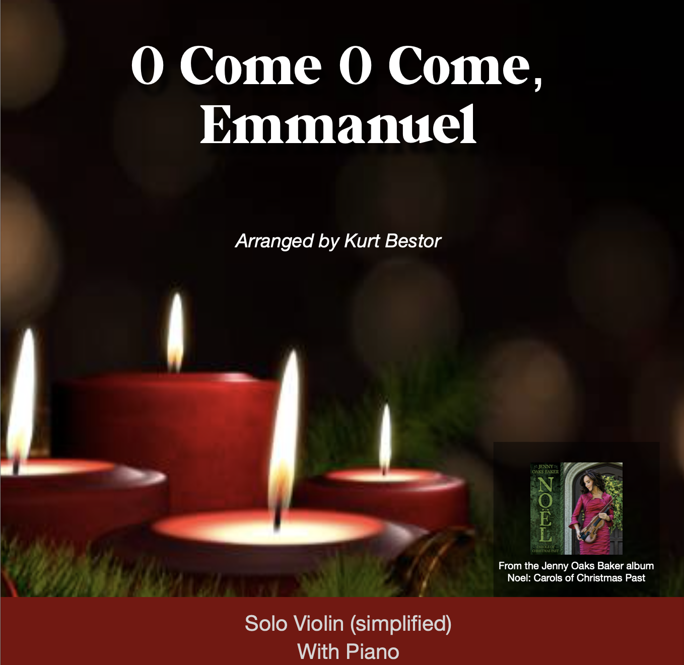 O Come O Come Emmanuel Violin Sheet Music (Intermediate)