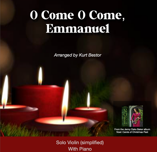 O Come O Come Emmanuel Violin Sheet Music (Intermediate)