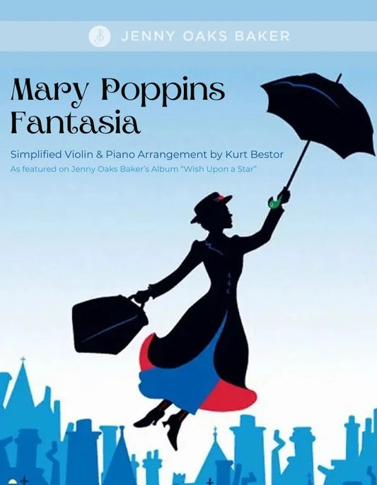 "Mary Poppins Fantasia" Simplified for Intermediate Violin