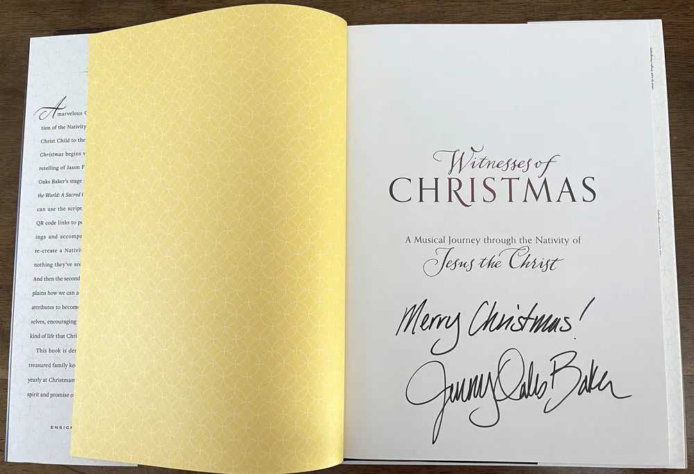 Personalized Book: "Witnesses of Christmas: A Musical Journey through the Nativity of Jesus the Christ"